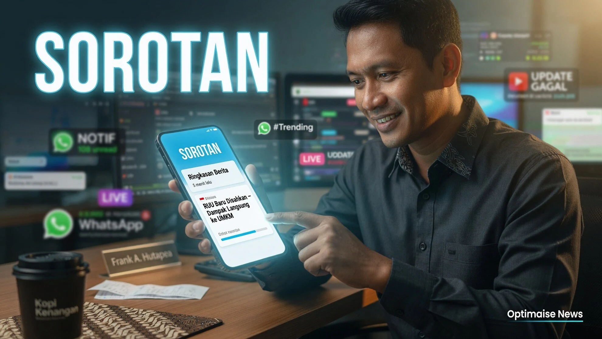 Frank Alexander Hutapea di DPN: Kritik Ayah Memicu Sorotan