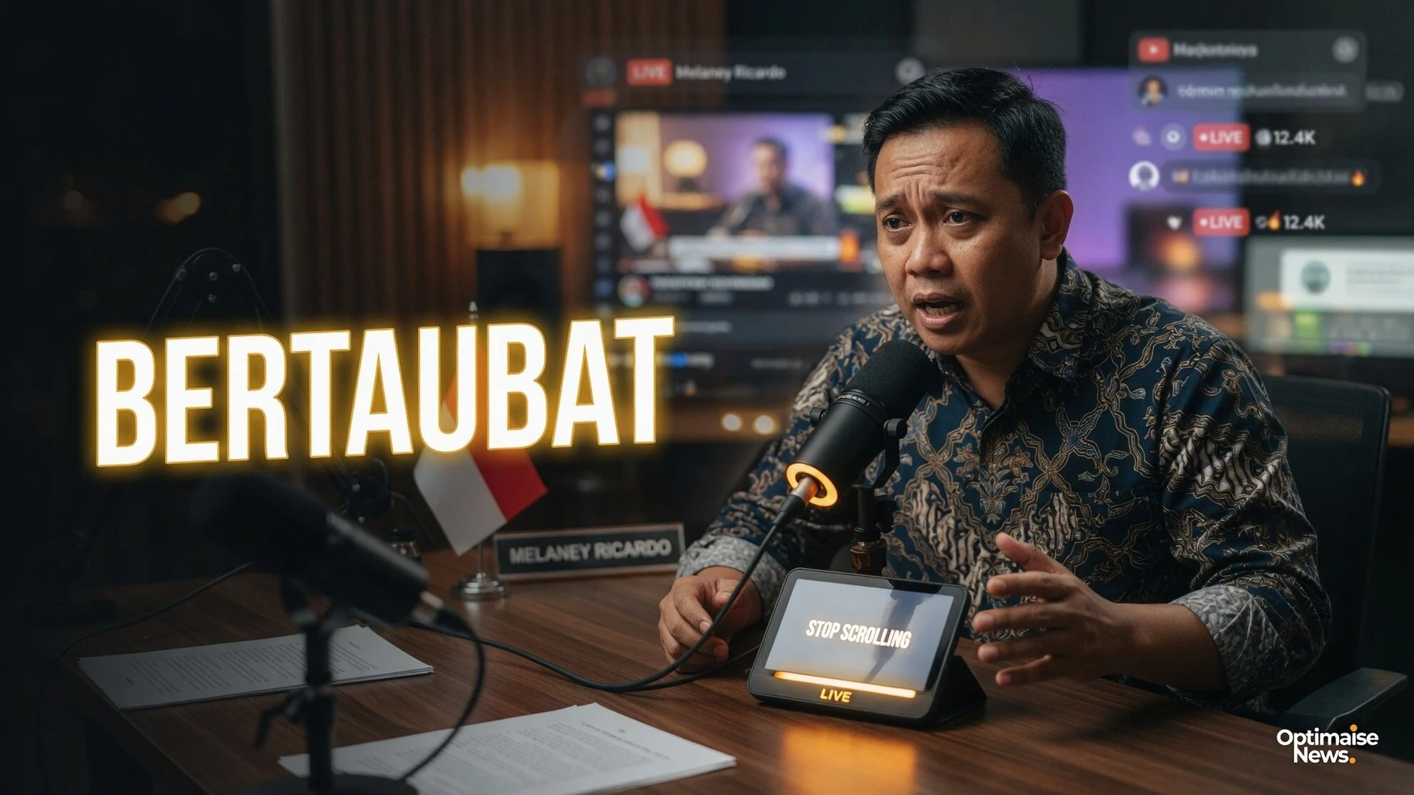 Frank Sindir Hotman Bela Febrie, Fritz Minta Bertaubat
