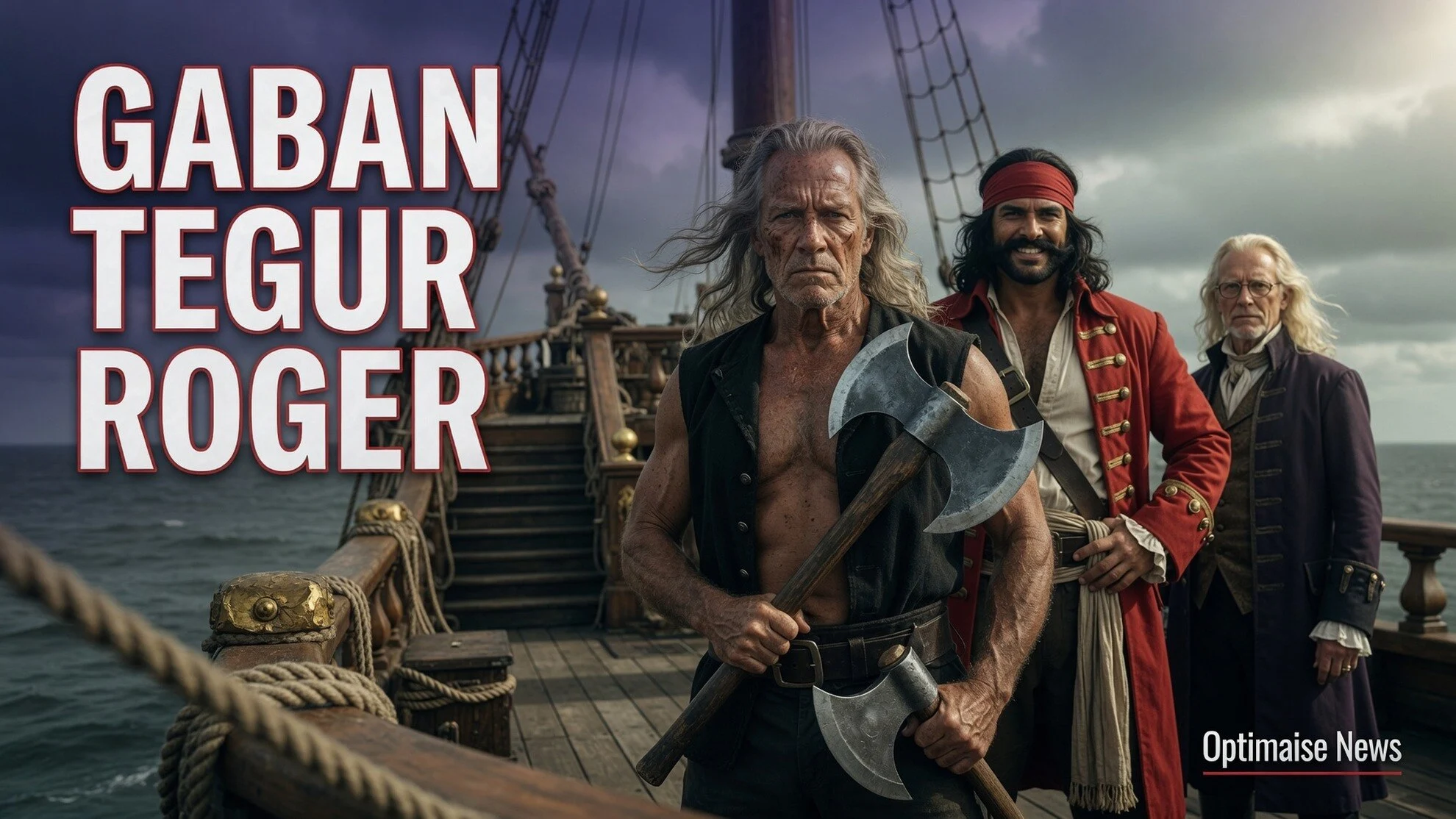 Gaban Tegur Roger di One Piece