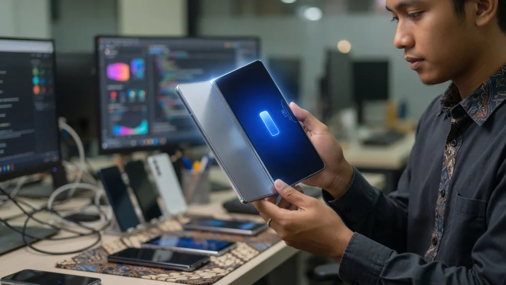 Engsel Baru Plus Bezel Tipis Ciptakan Imersi Layar Utama