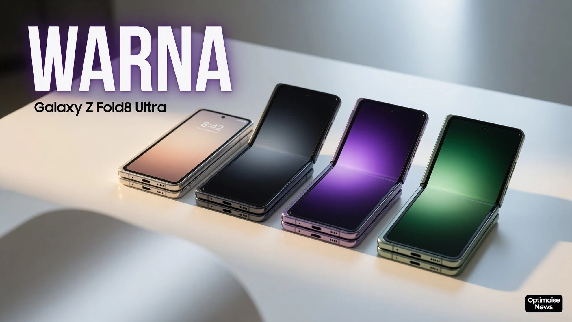 Galaxy Z Fold8 Ultra Masuk RI dengan 4 Warna