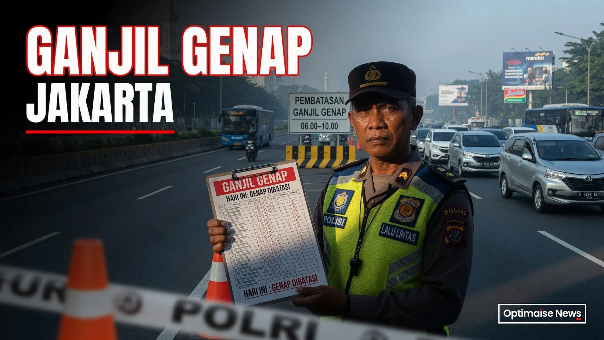 Ganjil Genap Jakarta 23 Juli: Genap Riskan Denda Rp500 Ribu