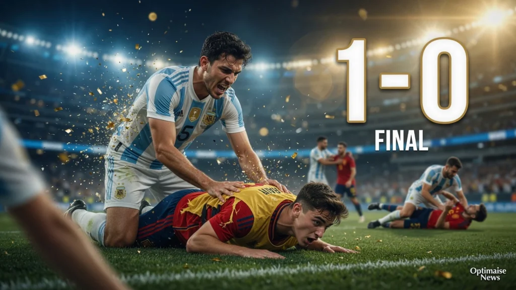 Gavi Bela Paredes Usai Dibanting Final, Spanyol 1-0