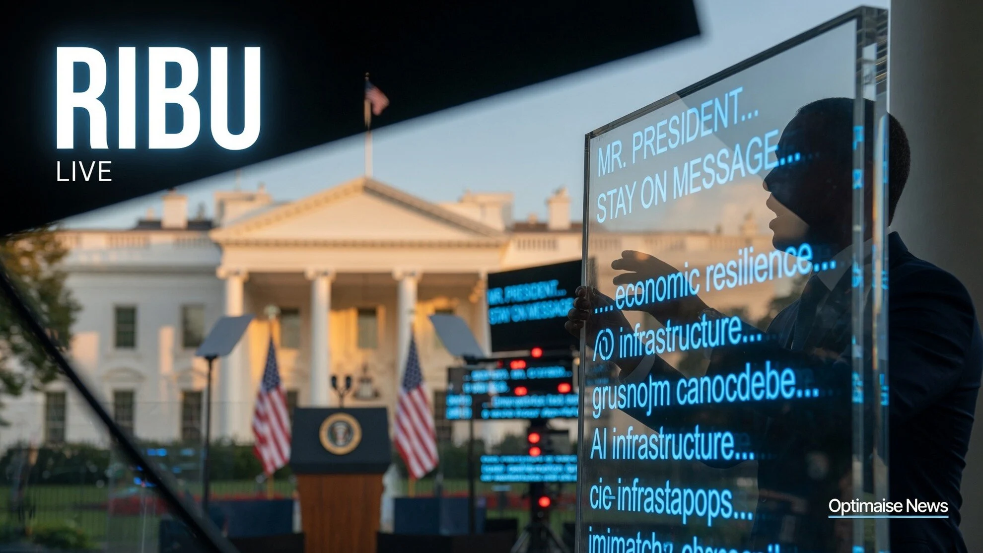 Gedung Putih Cuti Operator Teleprompter Usai Untung 100 Ribu