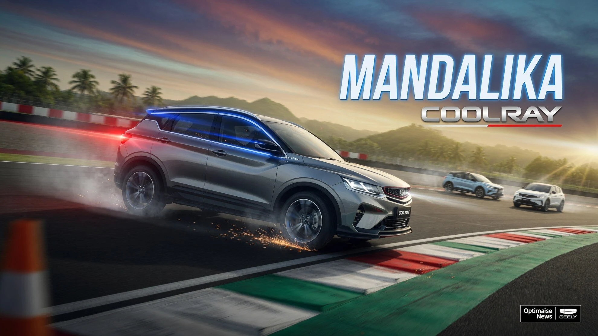 Geely Debutkan Coolray Bensin Pertama di Mandalika
