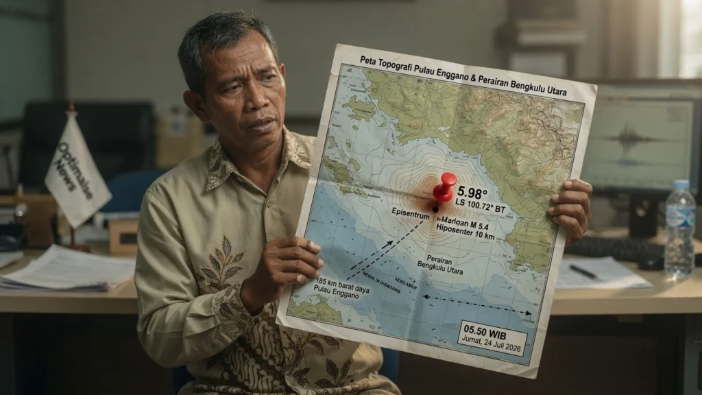 Pola Gempa Perairan Bengkulu 2025–2026
