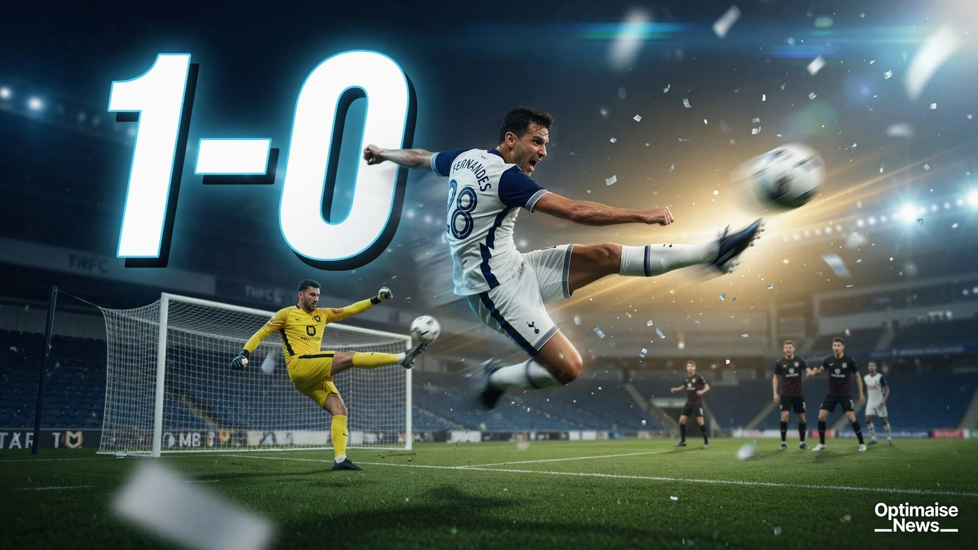 Gol Kilat Fernandes Bawa Tottenham vs MK Dons 1-0