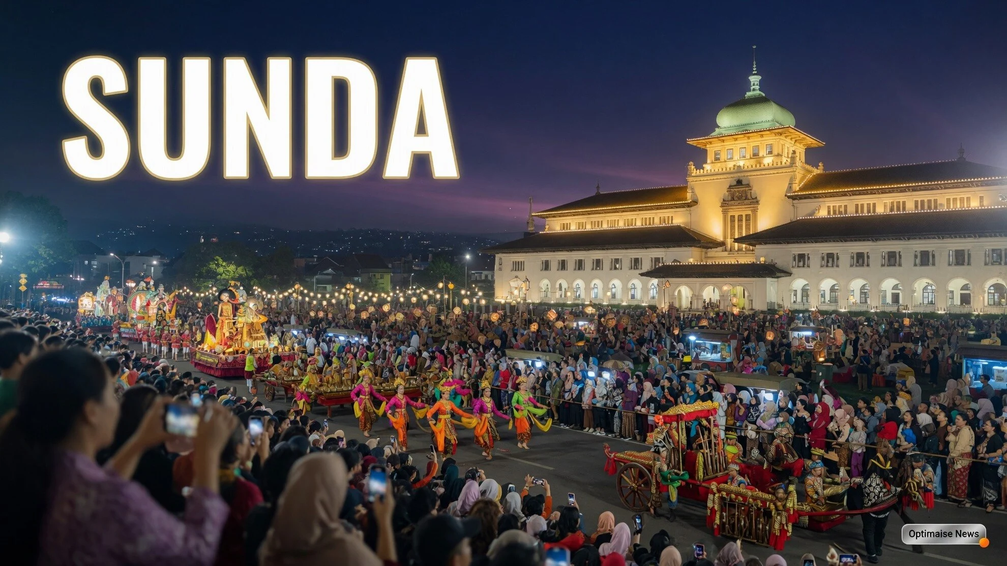 Gubernur Jabar Naik Kuda Putih Pimpin Kirab Budaya Sunda 3,5 Km