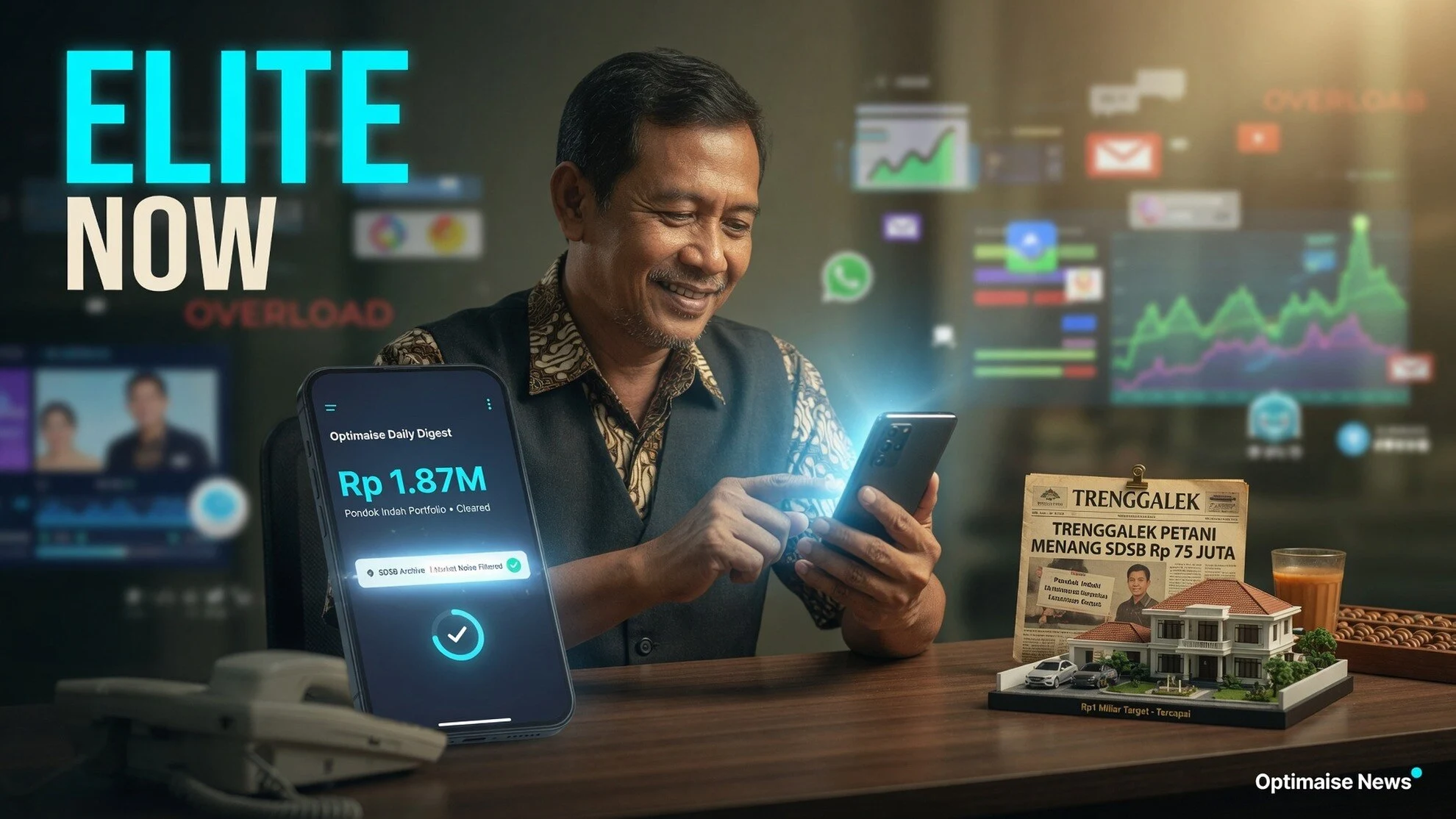 Hadiah SDSB Rp1 Miliar Setara 12 Rumah Elite