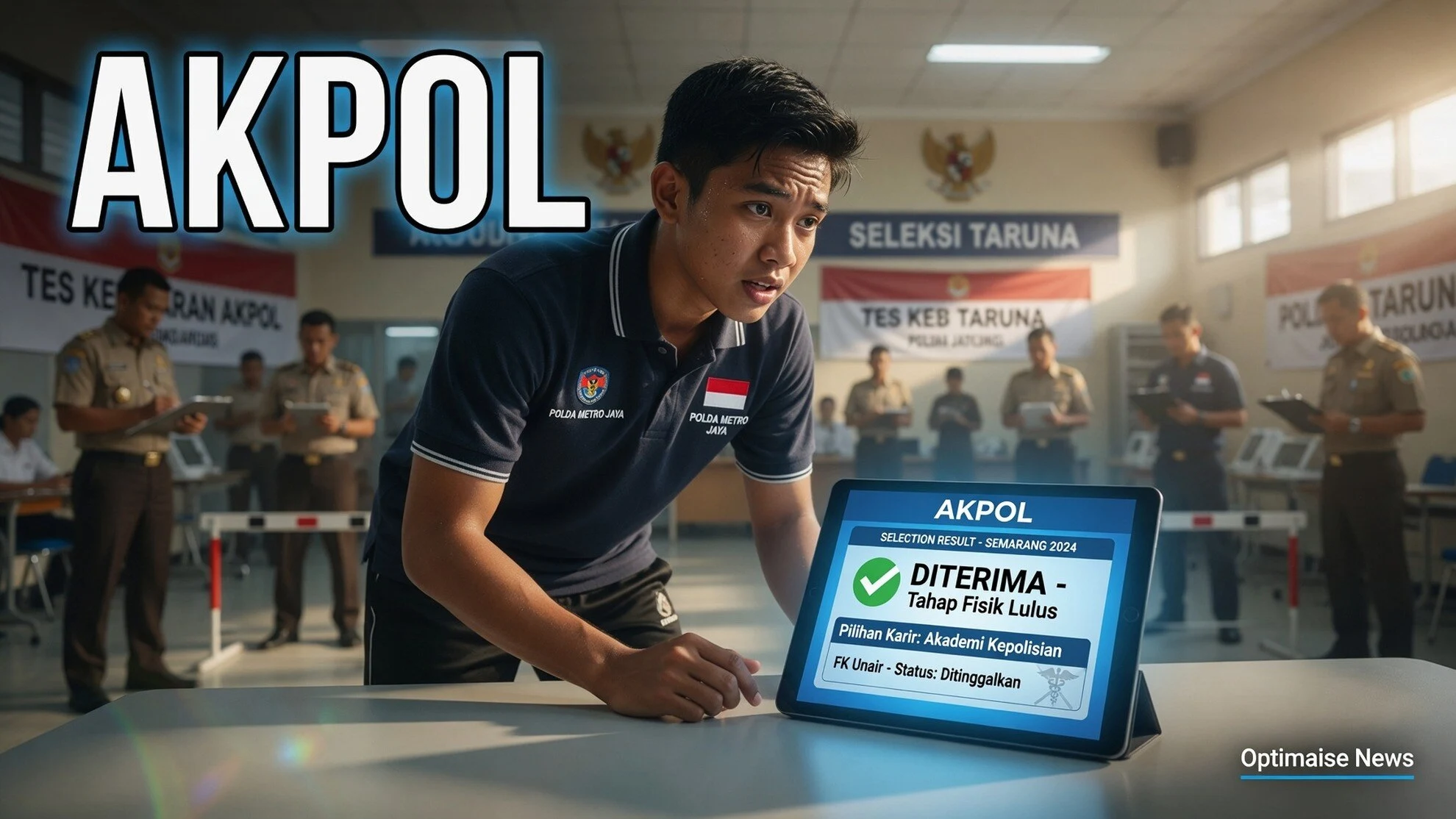 Hafiz Raih 93,20 Tertinggi Metro Jaya, Siap Lepas FK Unair demi Akpol