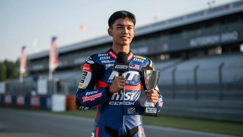 Podium Italia dan Status Rookie Elite Bersama Veda