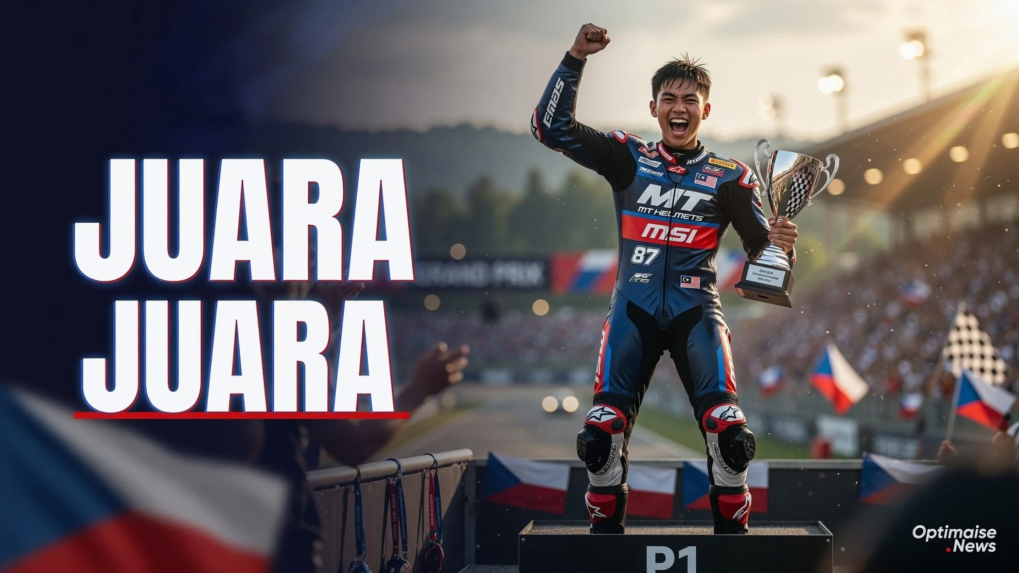 Hakim Danish Gertak Veda Ega: 1 Menang dari P14 Bidik Juara Moto3