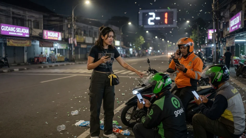 Driver langsung tanya zona rawan dan hubungi jaringan komunitas
