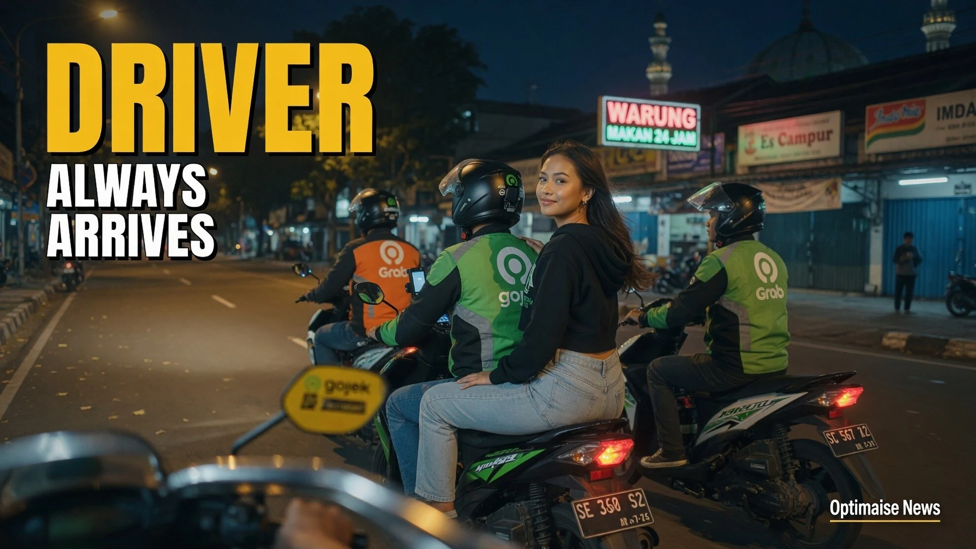 Hana Claudia Pesan 3 Ojol demi Lindungi Driver