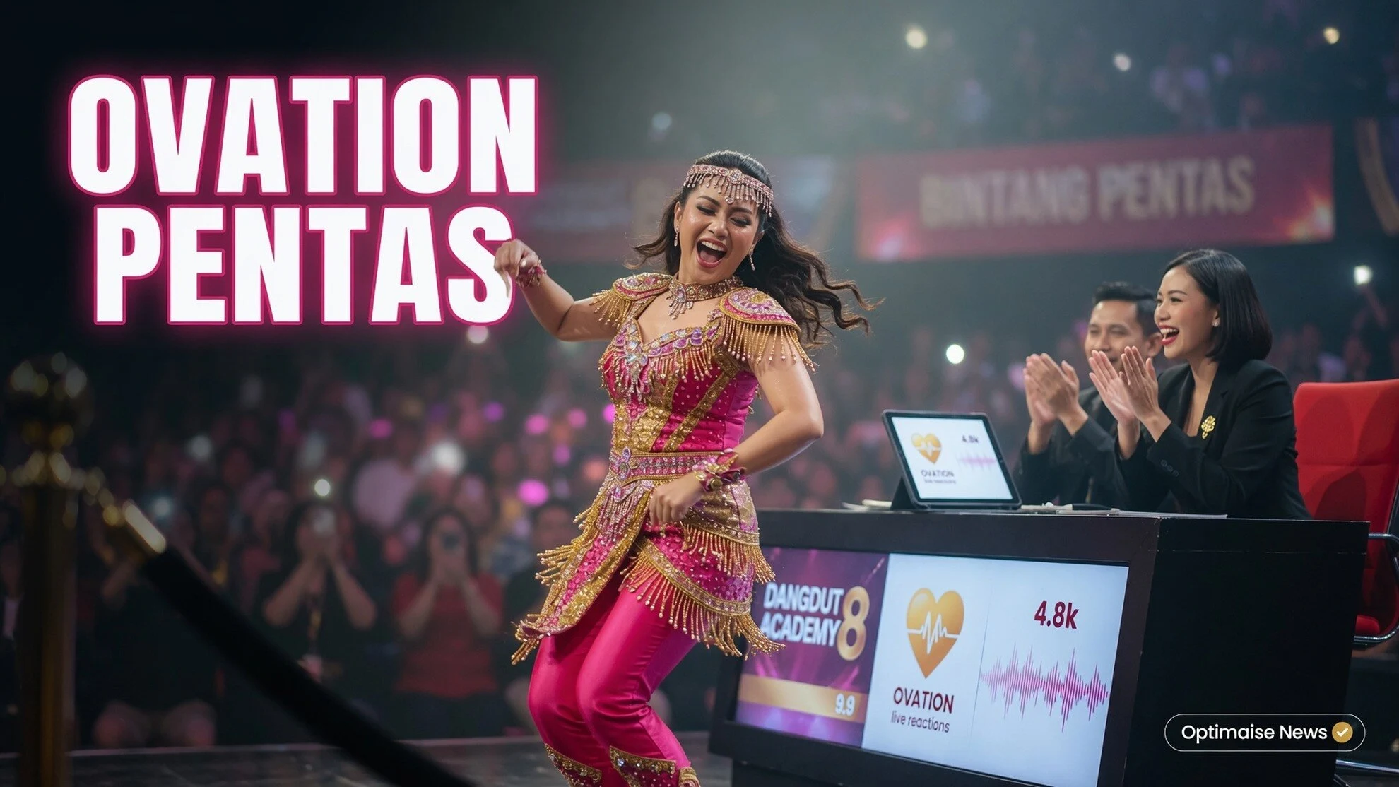 Hanya Wika Salim Berdiri, Sakhi DA8 Raih 1 Standing Ovation