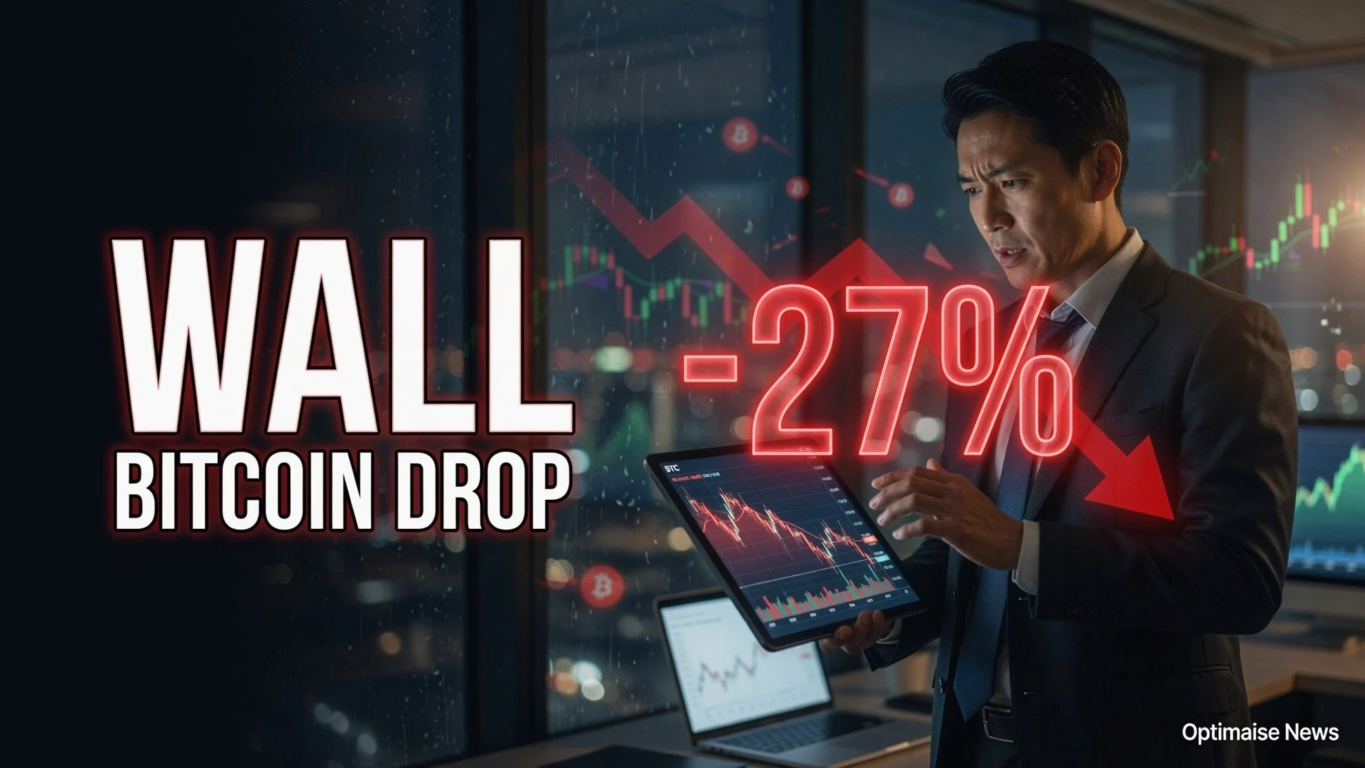 Harga Bitcoin (BTC) Turun Tajam, Terseret Aksi Jual Wall
