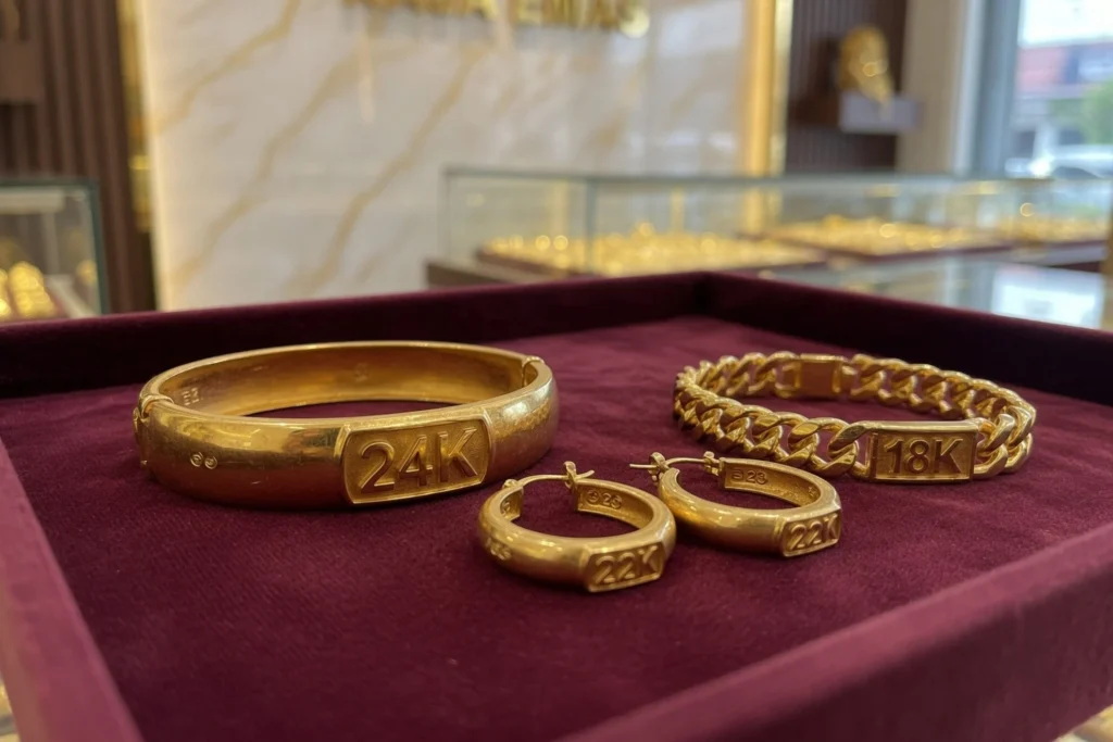 Rincian kadar karat di Raja Emas Indonesia