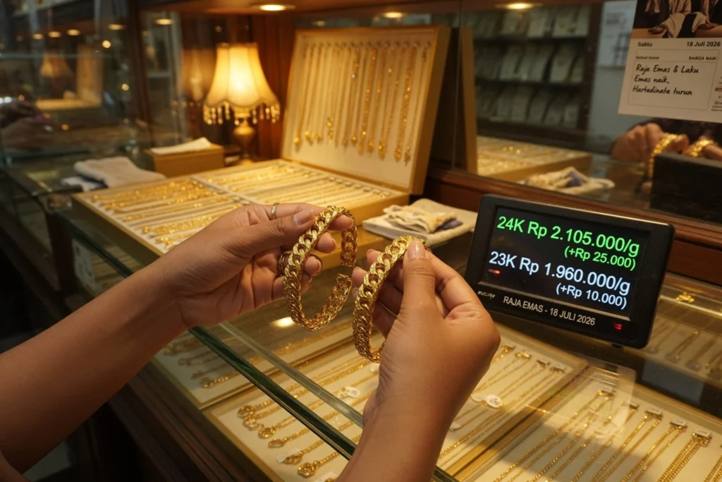 Pemicu dinamika pasar emas lokal