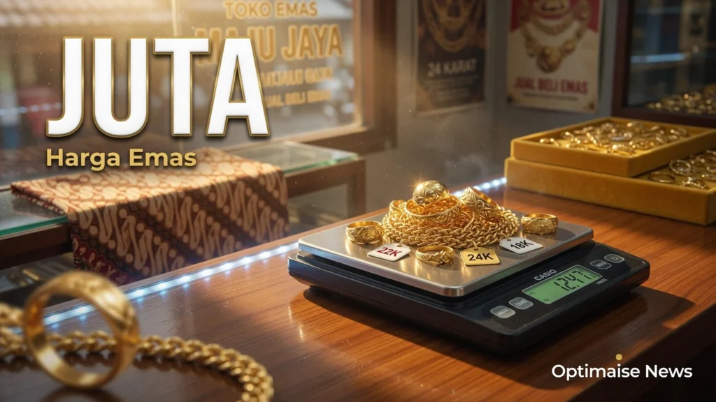 Harga Emas 24K Raja Emas Naik Rp10.000 Jadi Rp2,08 Juta