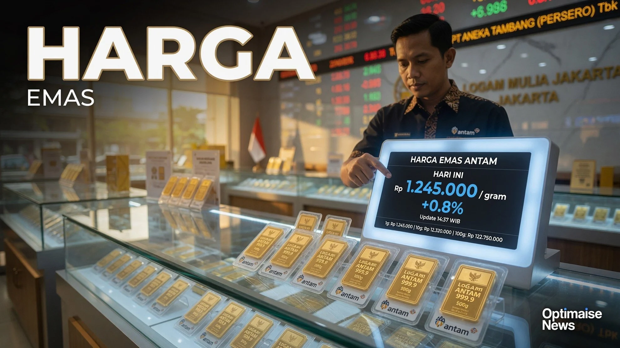 Harga Emas Antam Bisa Tembus Rp2,72 Juta/Gram
