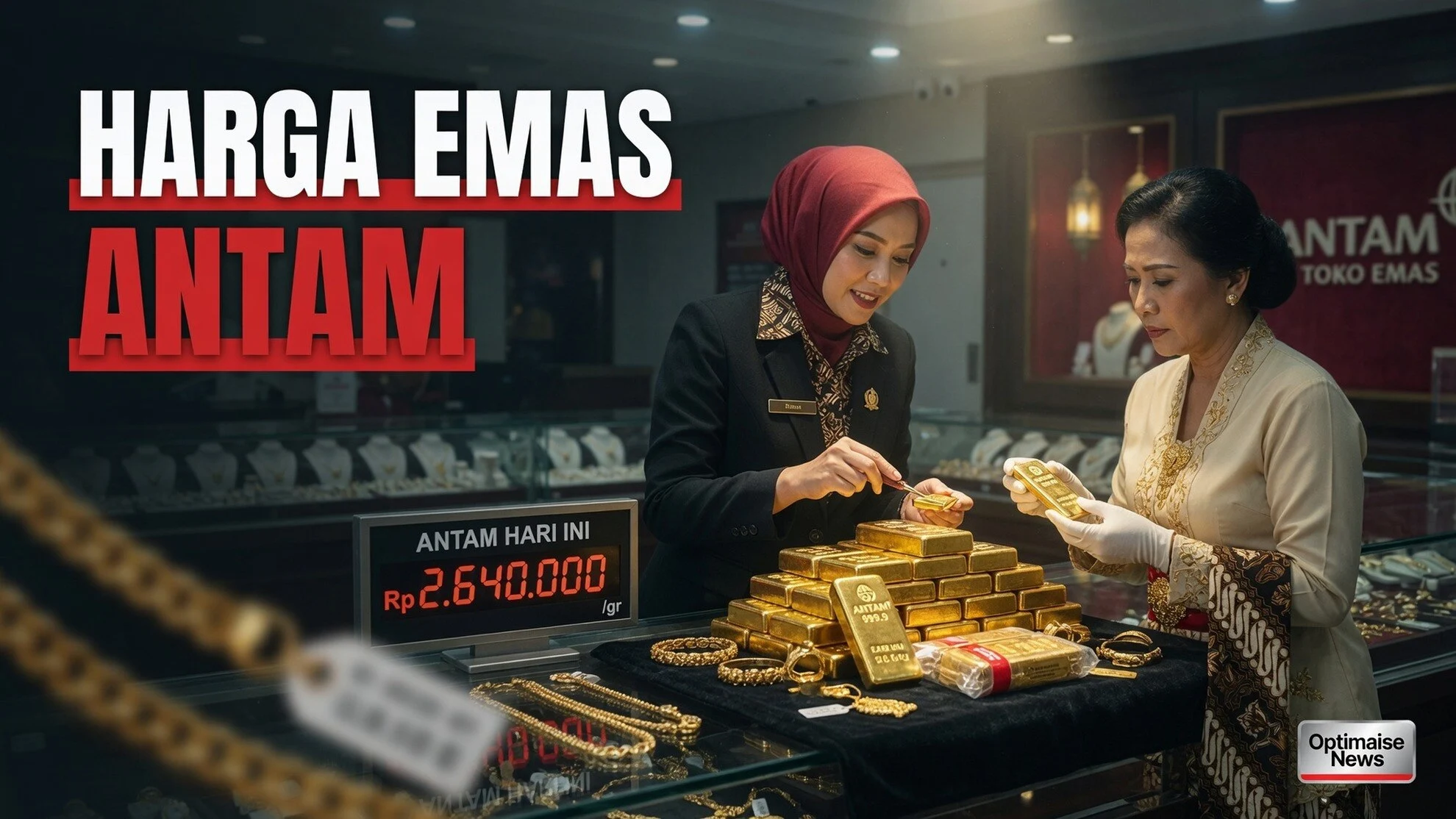 Harga Emas Antam & Gram Harga Emas Rp5.000 k