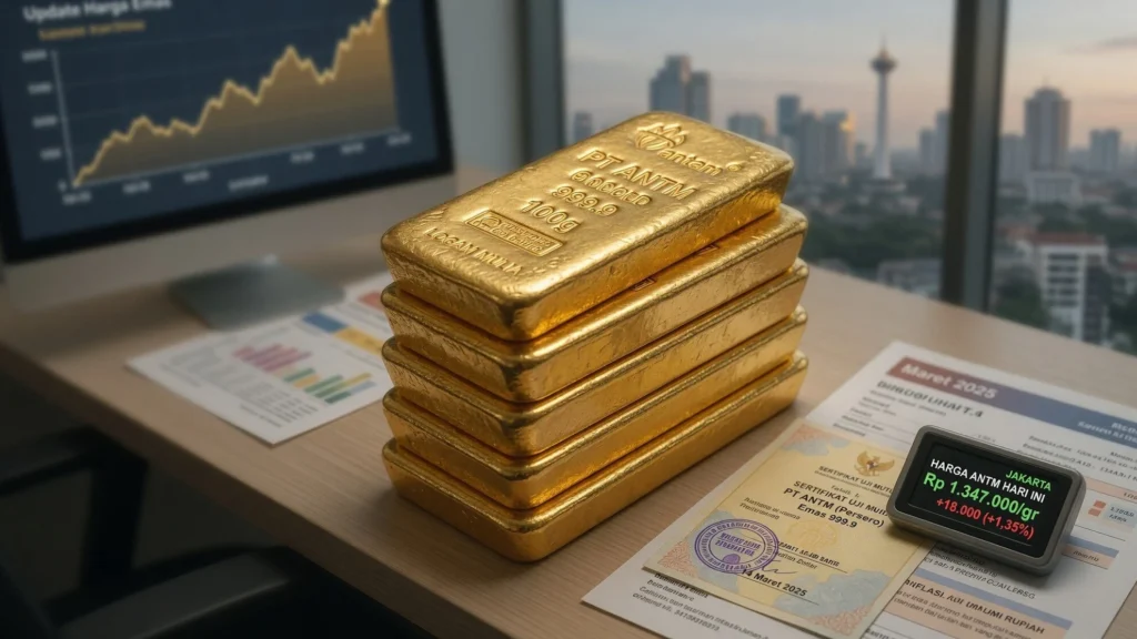 Harga Emas Pegadaian Ikut Bergerak Sejalan Antam