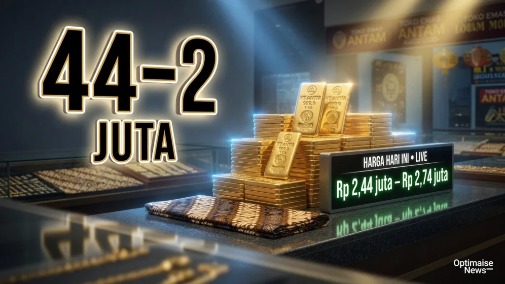 Harga Emas Antam Rp2,44–2,74 Juta Pekan Depan Usai Rebound