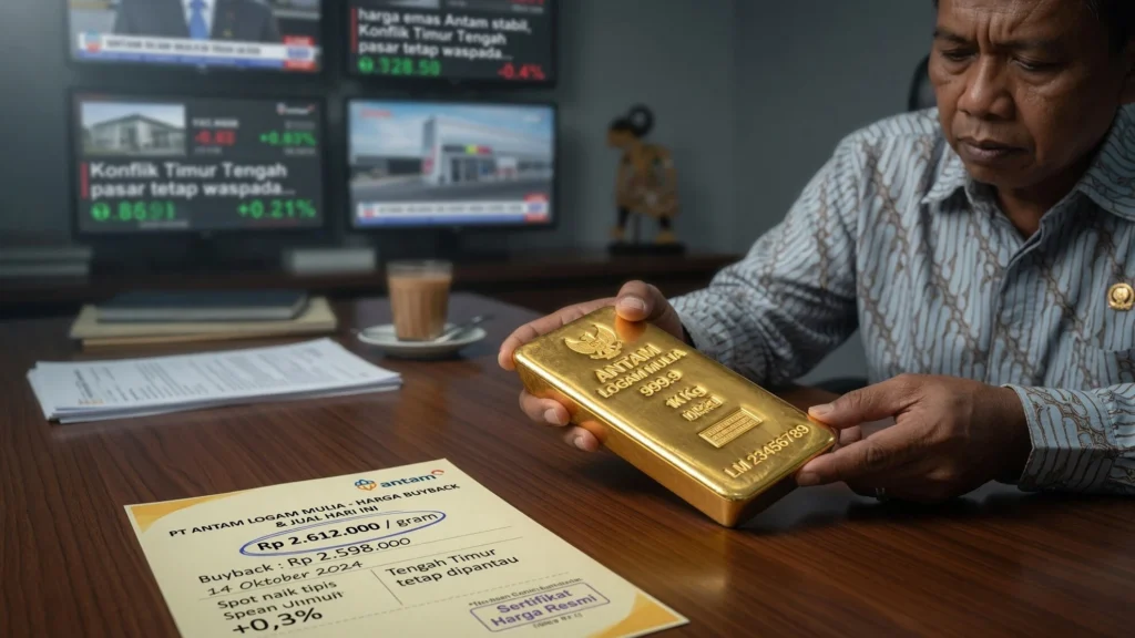 Harga Batangan Antam dan Buyback 26 Juli 2026