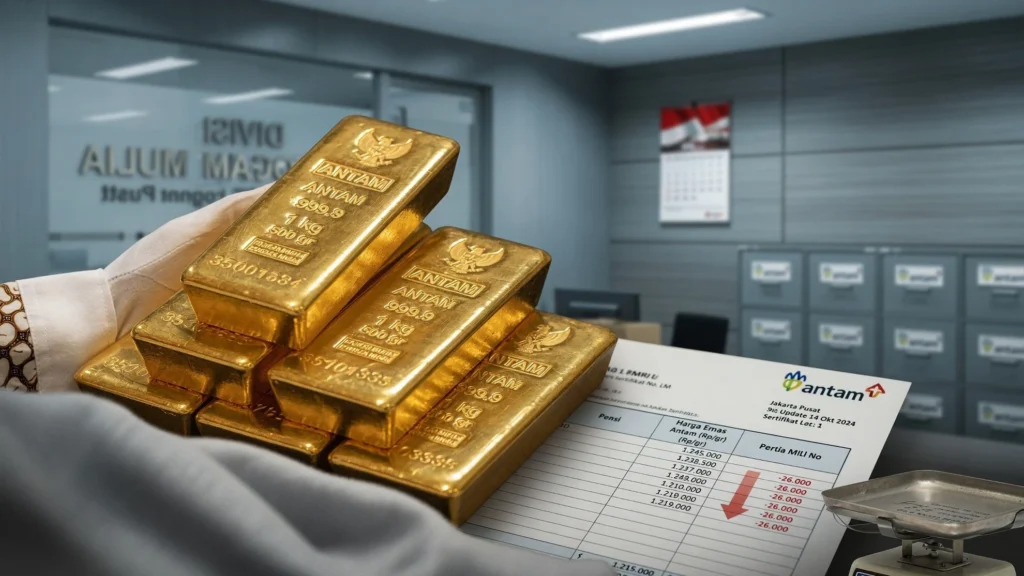 Daftar Harga Emas Batangan Antam per Denominasi