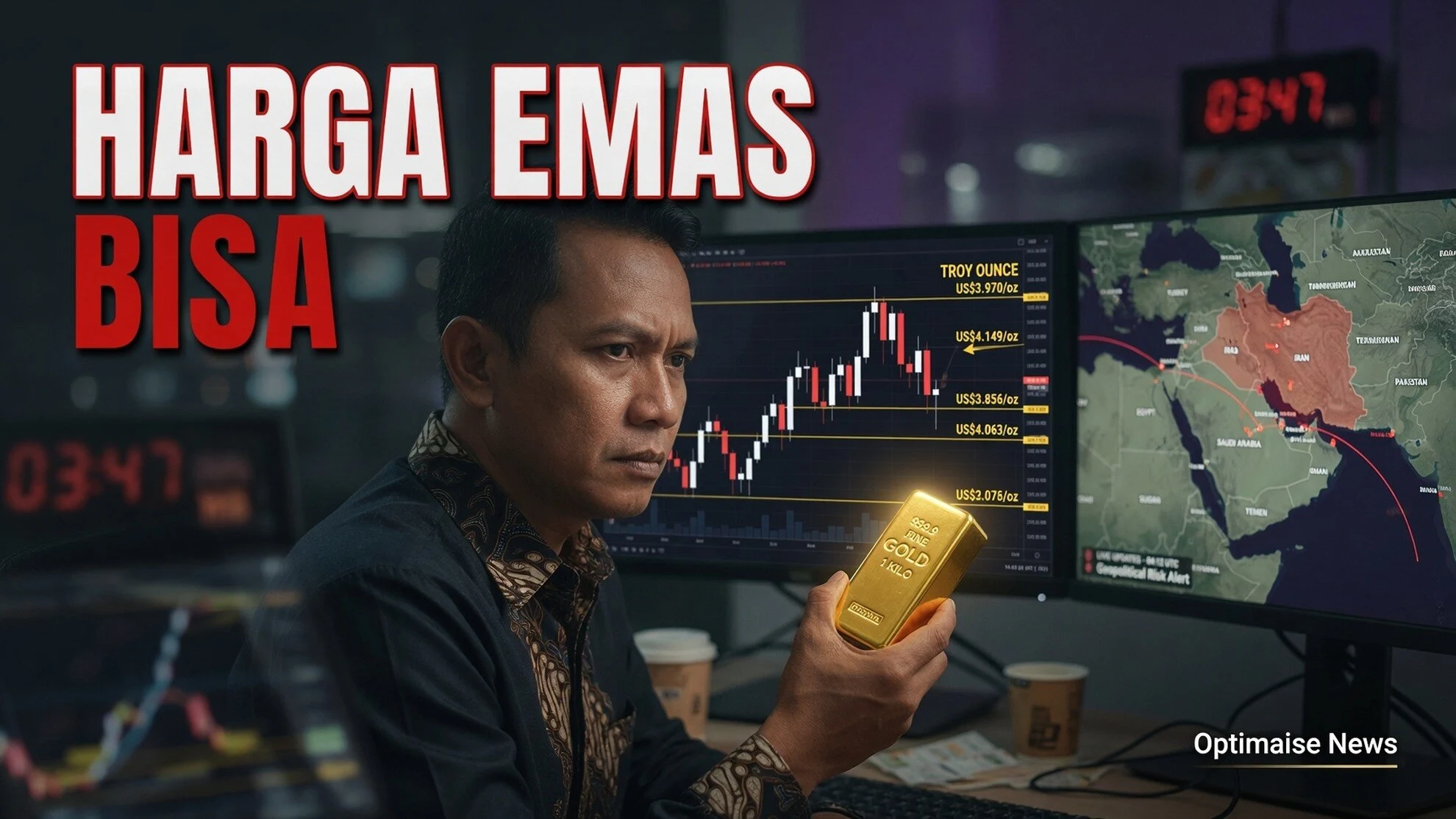 Harga Emas Bisa Koreksi, Support Dipantau US$3.970/oz