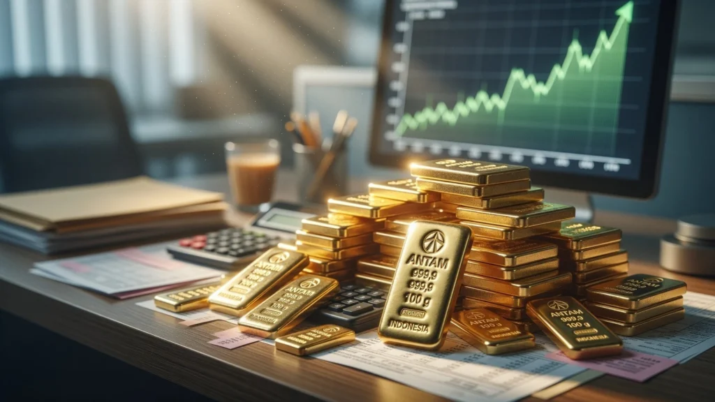 Harga Batangan Antam 1 Gram hingga 100 Gram per 22 Juli 2026