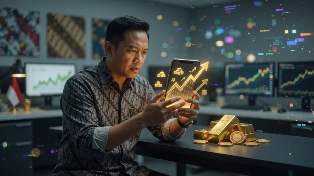 Selisih Harga Emas Digital Pluang, Pegadaian, dan Fisik Antam per Gram