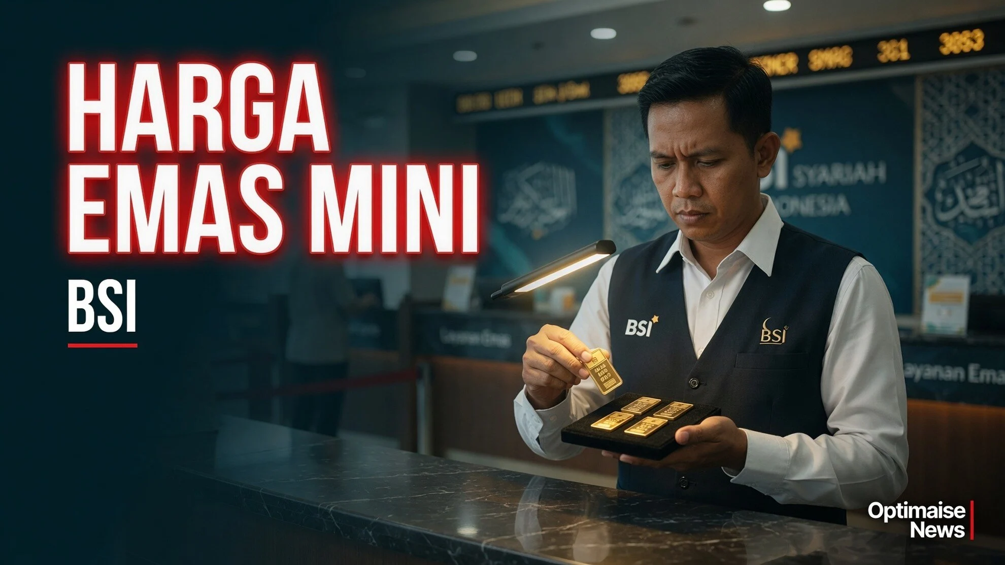 Harga Emas Mini BSI Naik Rp45 Ribu Saat Lotus Archi Turun