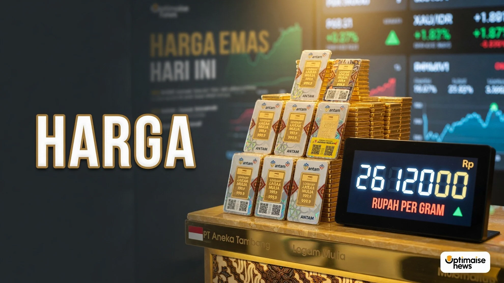 Harga Emas Mulai Rp2.592.000