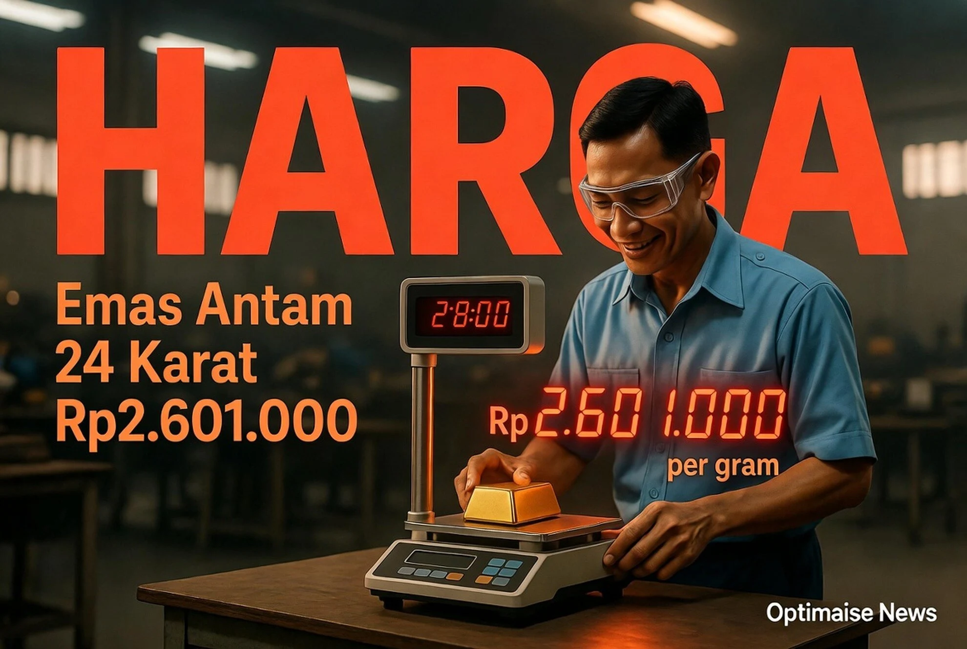Harga Emas Mulai Rp2.601.000