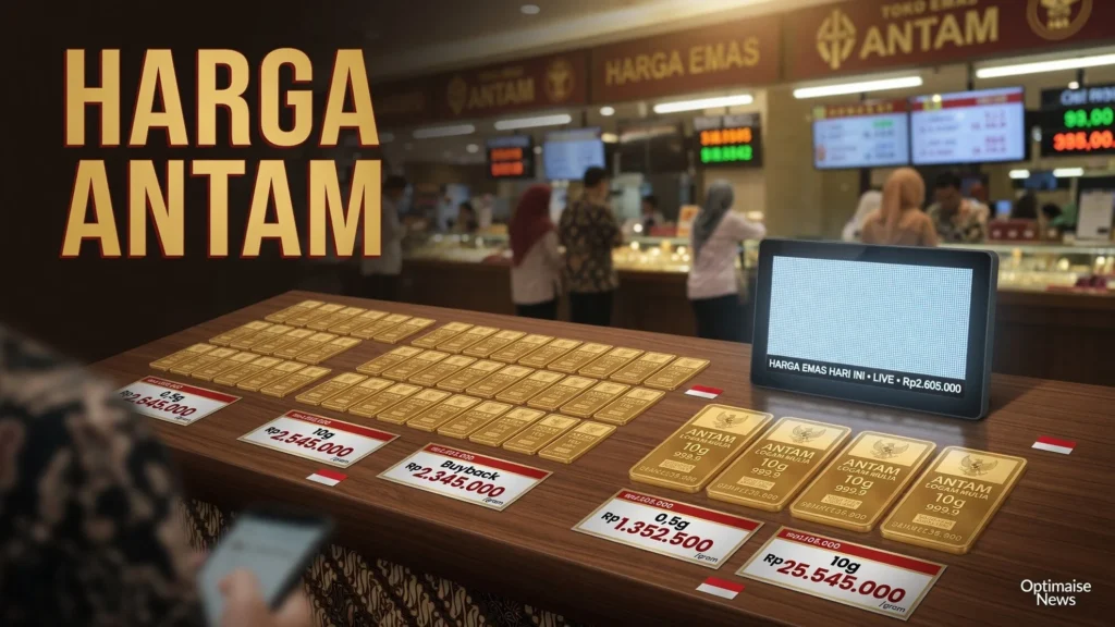 Harga Emas Mulai Rp2.605.000