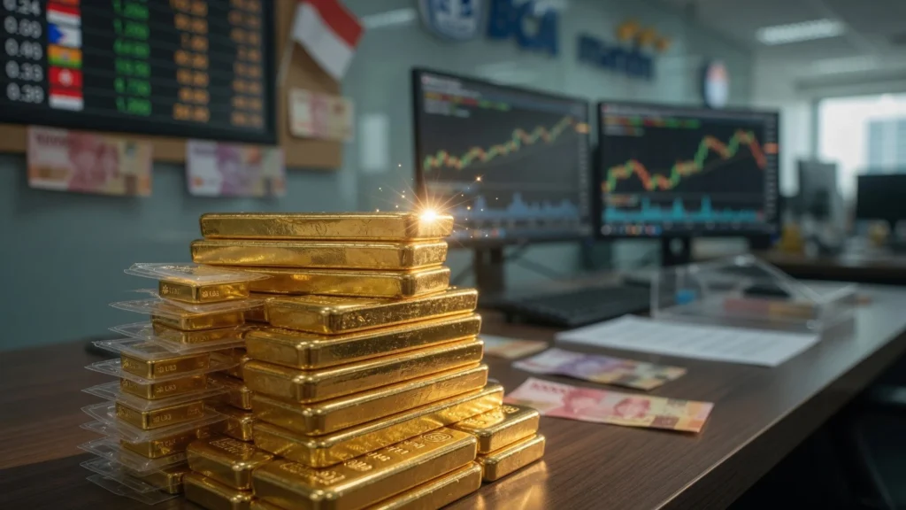 Kurs BI, Mandiri, dan BCA yang Menekan Konversi Emas
