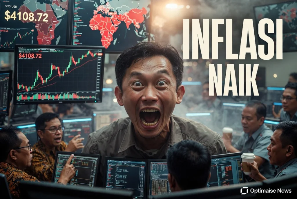 Harga Emas Naik ke US$4108.72, Perang Timur Tengah Dorong Inflasi