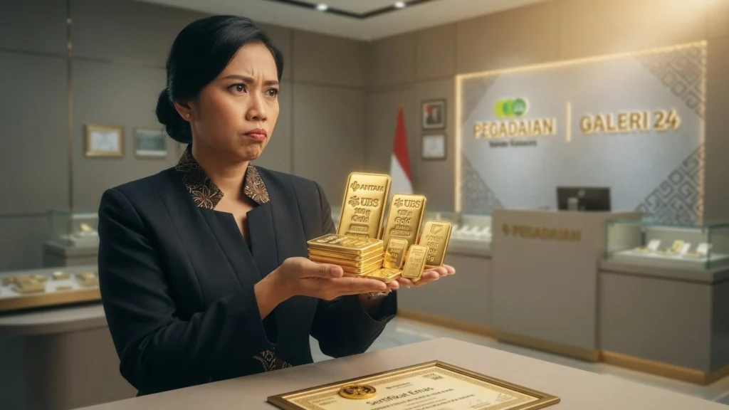 Daftar Harga Lengkap per Berat untuk Tiga Produk Pegadaian