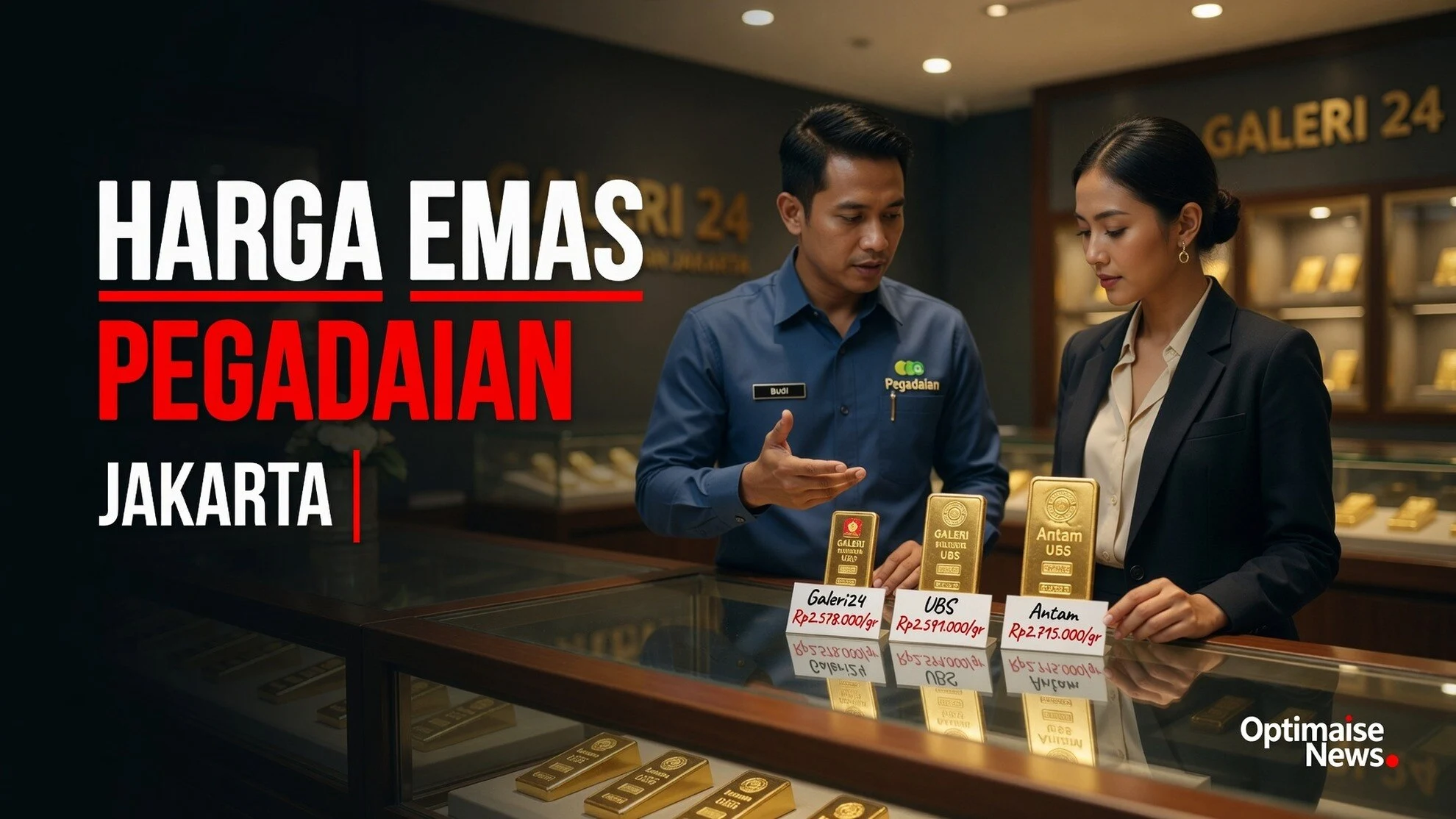 Harga Emas Pegadaian 20 Juli: Galeri24 Rp2.578.000 Termurah