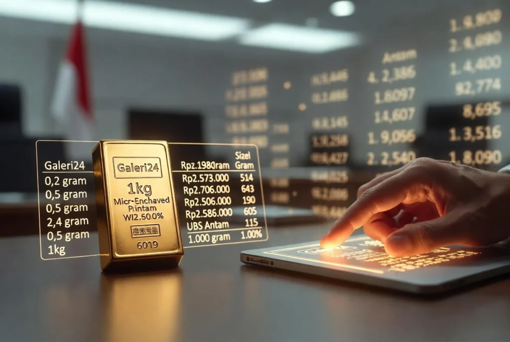 Rincian Galeri24: 0,5 Gram hingga 1 Kilogram