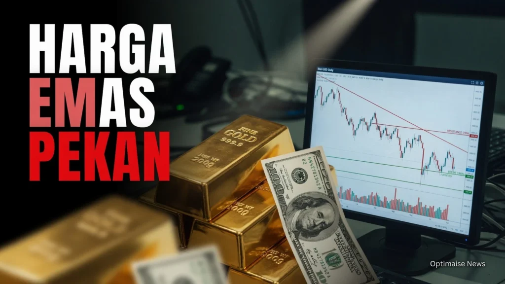 Harga Emas Pekan Depan: Koreksi Utama di Bawah 4.125 ke 3.996