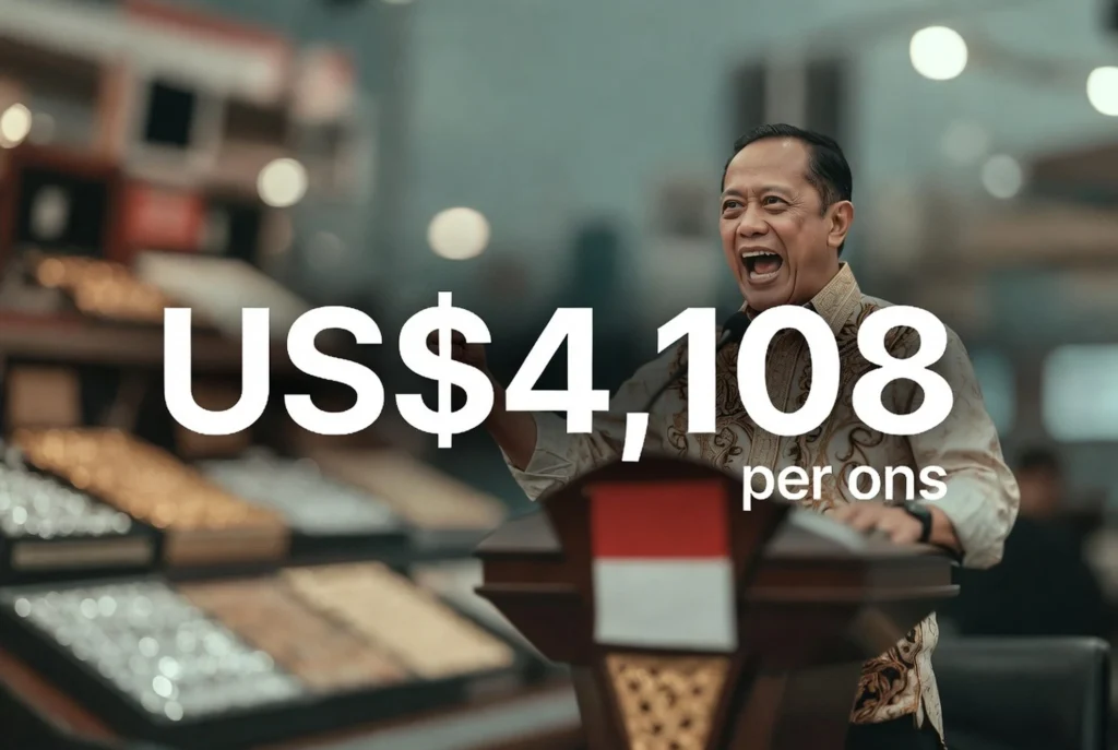 Dolar AS Melemah ke Level Terendah Dorong Harga Emas