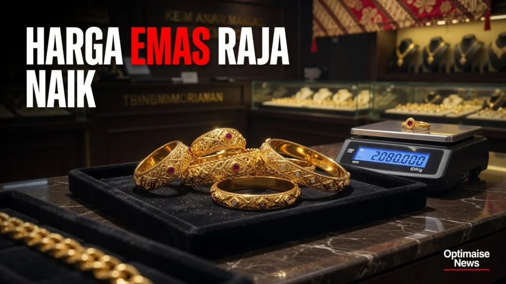 Harga Emas Raja Emas Naik Rp10.000, Hartadinata Turun
