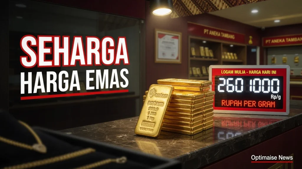 Harga Emas Seharga Rp2.601.000