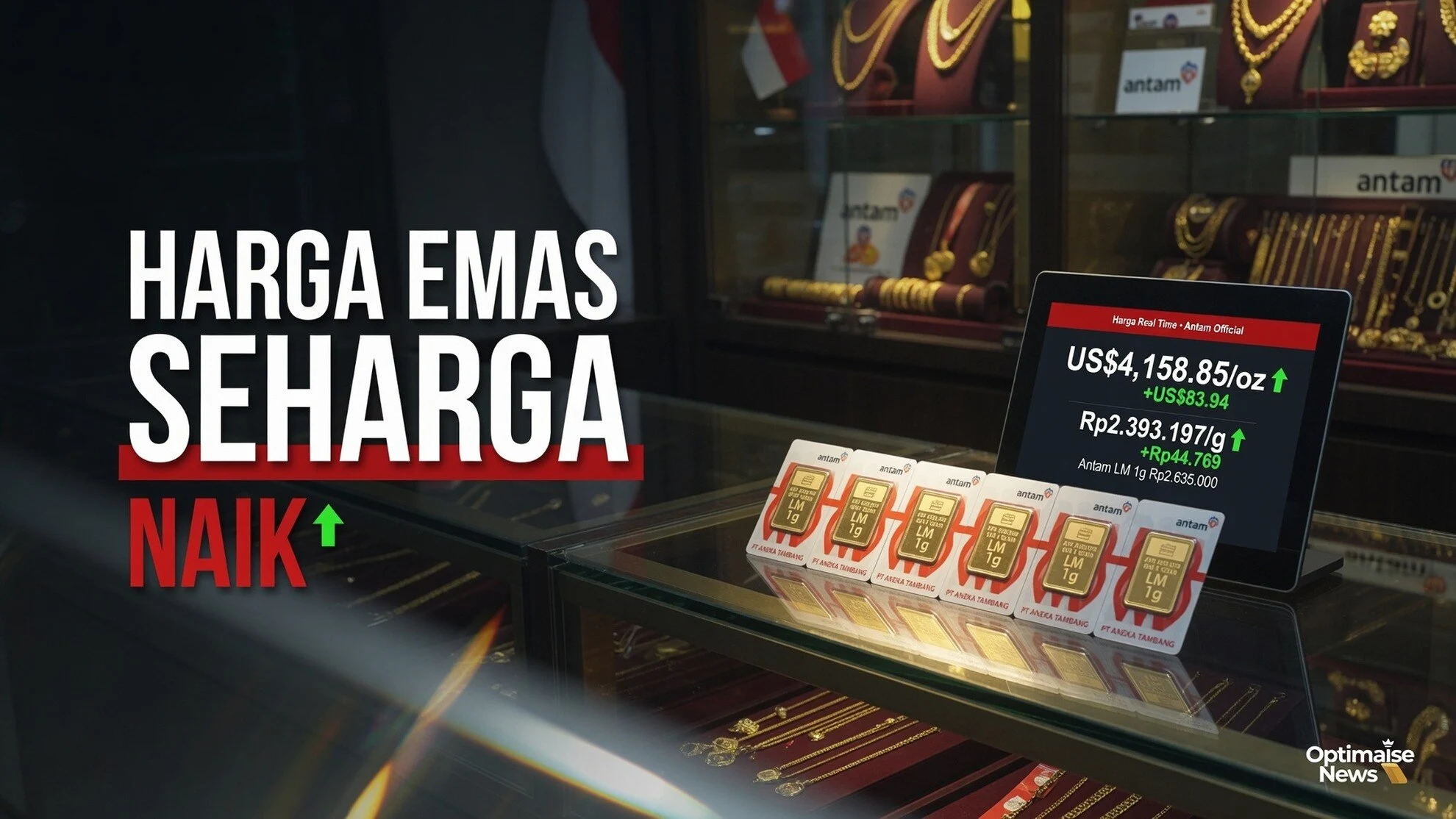 Harga Emas Seharga Rp44.769