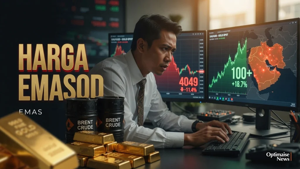 Harga Emas Spot Ambruk 1,96 Persen ke US$4.049,8 Usai US$4.049,8