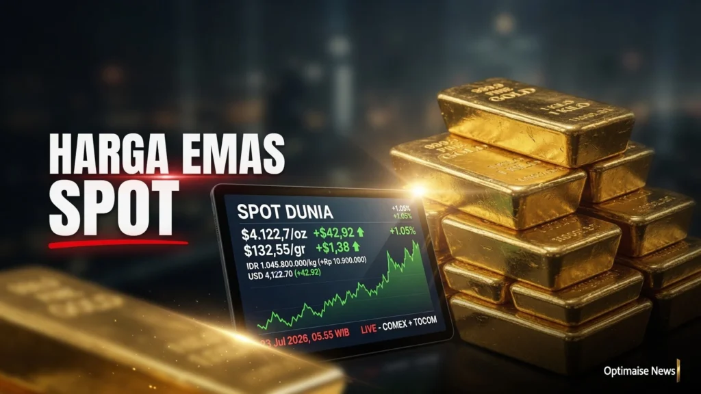 Harga Emas Spot & Gram Harga Emas Rp20.878