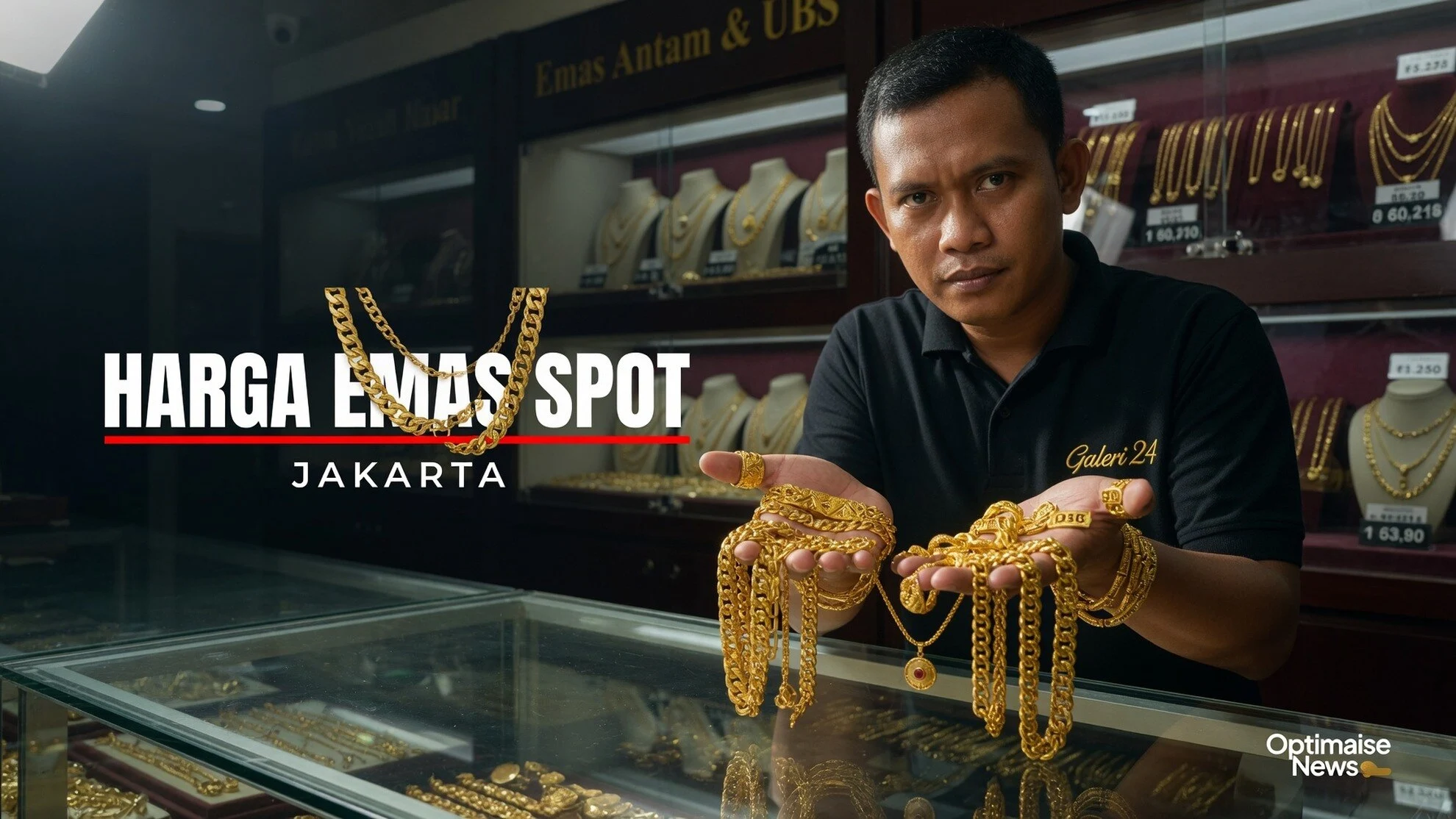Harga Emas Spot Tembus US$4.139, Raja Emas 24K Rp2,265 Juta