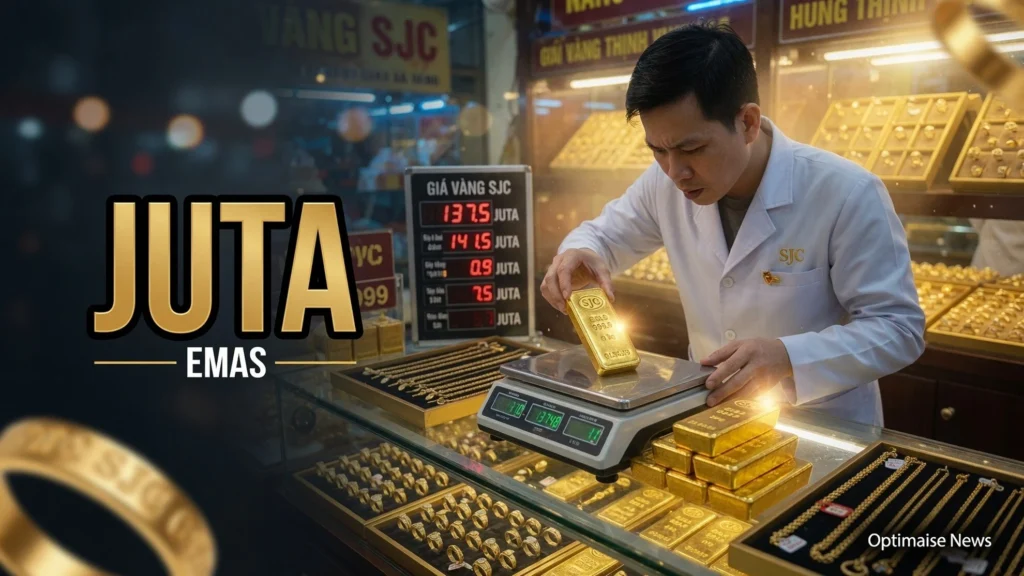 Harga Emas Vietnam 25 Juli: Naik Seragam ke 141,5 Juta VND